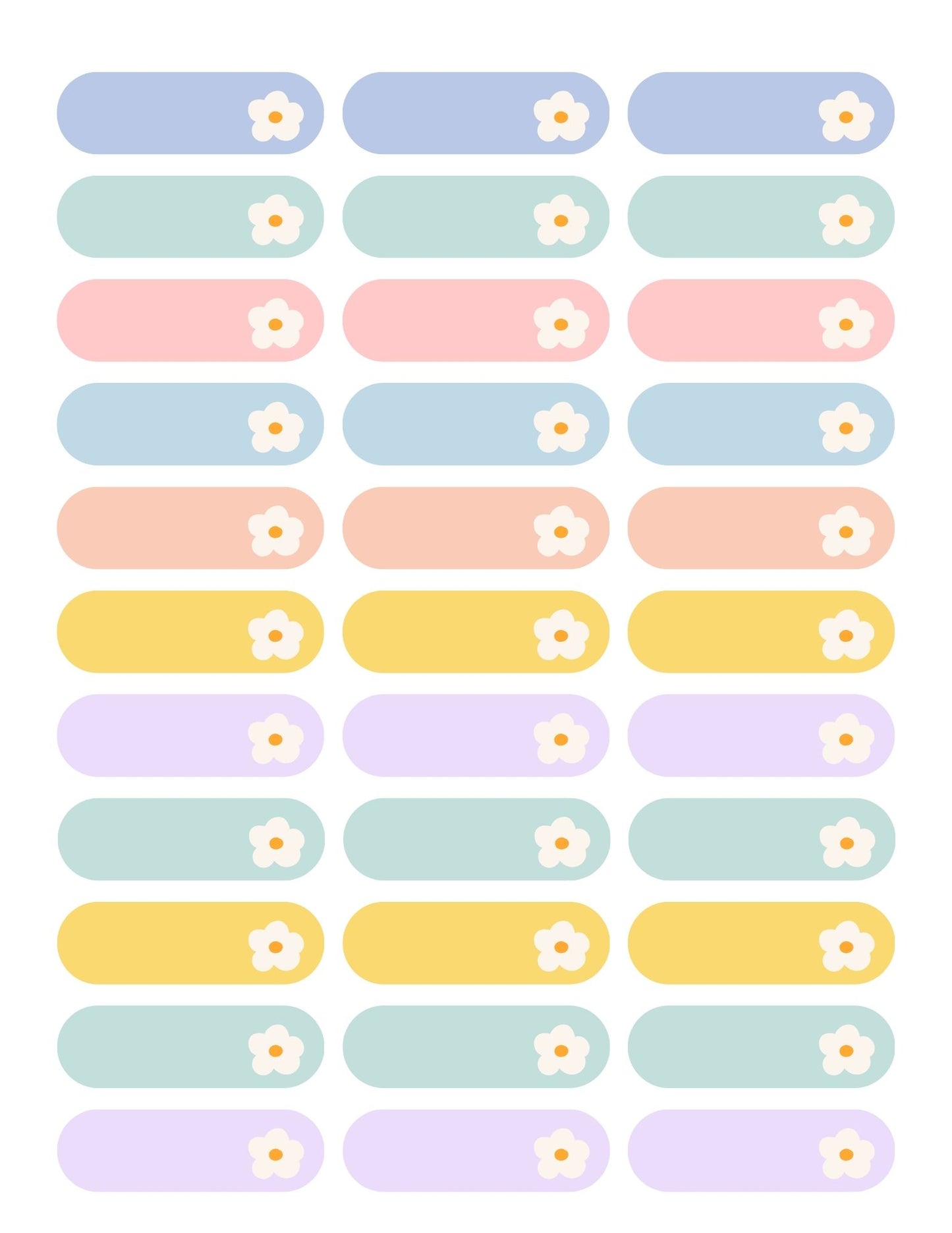 Ensemble d'affichage - Groovy Pastel