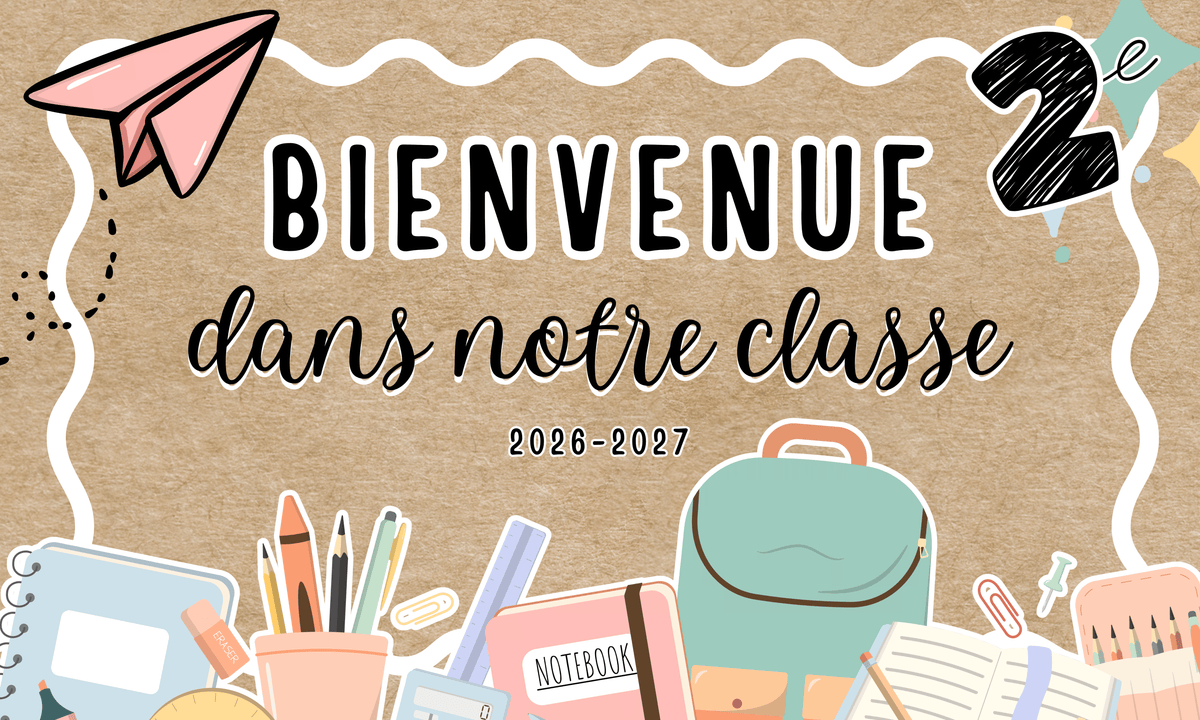 Banderoles Bienvenue 26-27