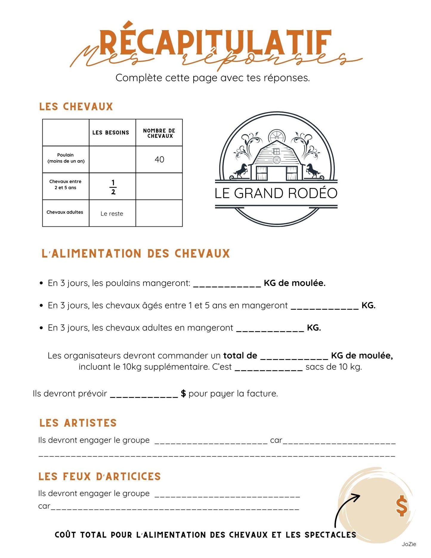 Résoudre 3e cycle- Le grand Rodéo