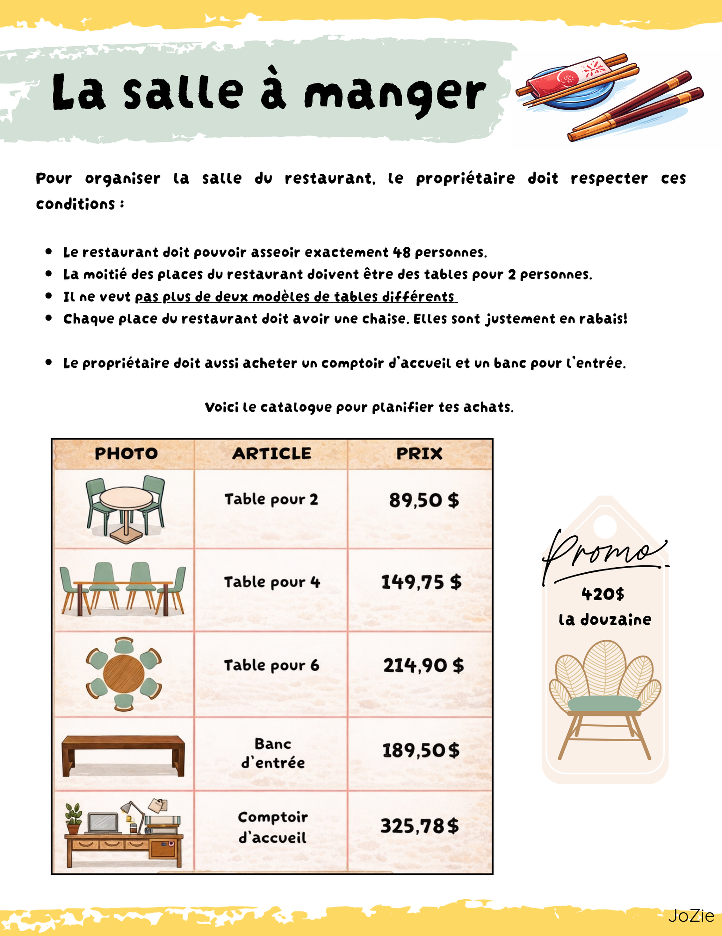 3 Raisonner 3e cycle - KUMO bar à Ramen