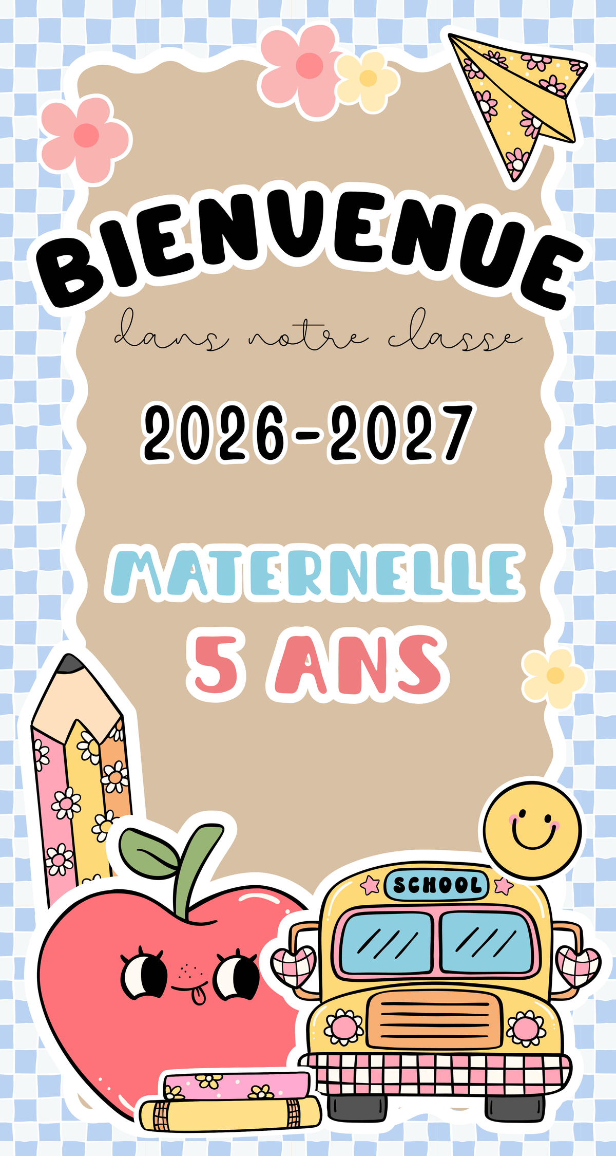 Banderoles de porte - préscolaire