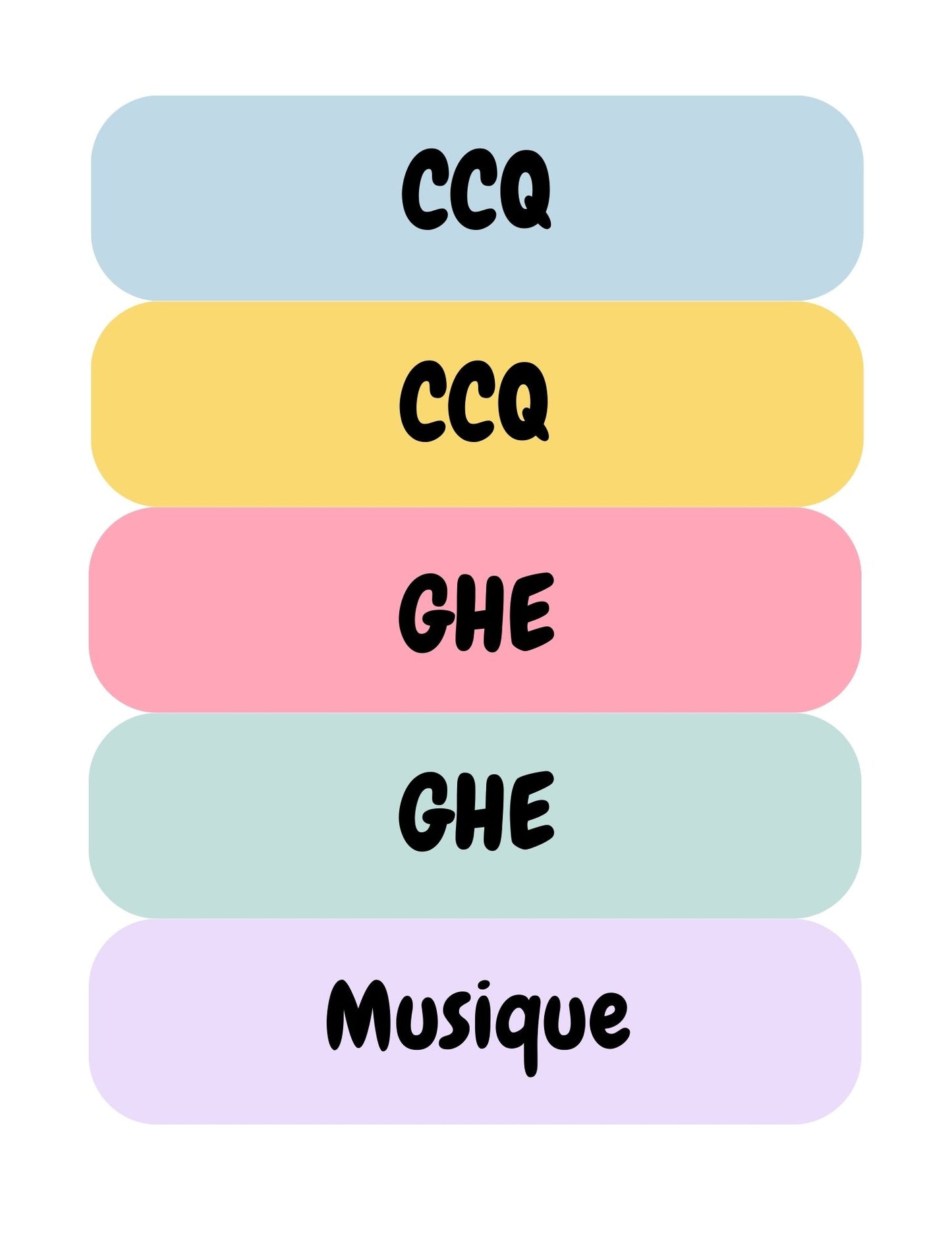 Ensemble d'affichage - Groovy Pastel