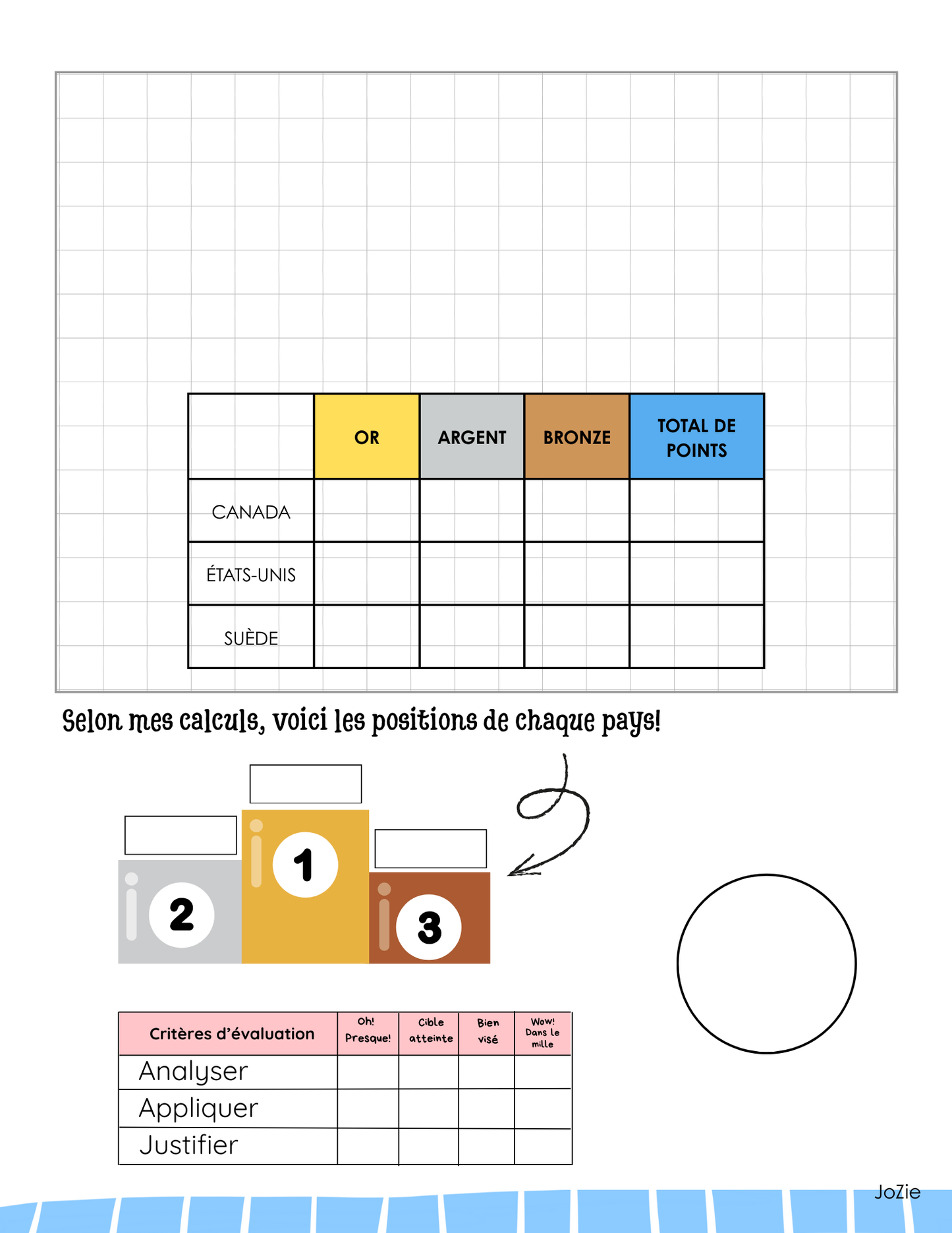 Mission Podium - Raisonner 3e cycle