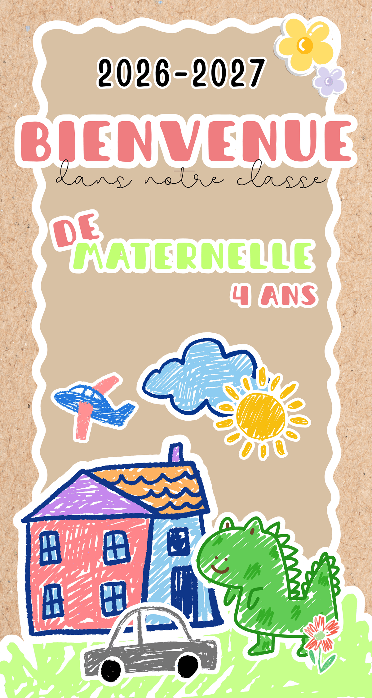 Banderoles de porte - préscolaire