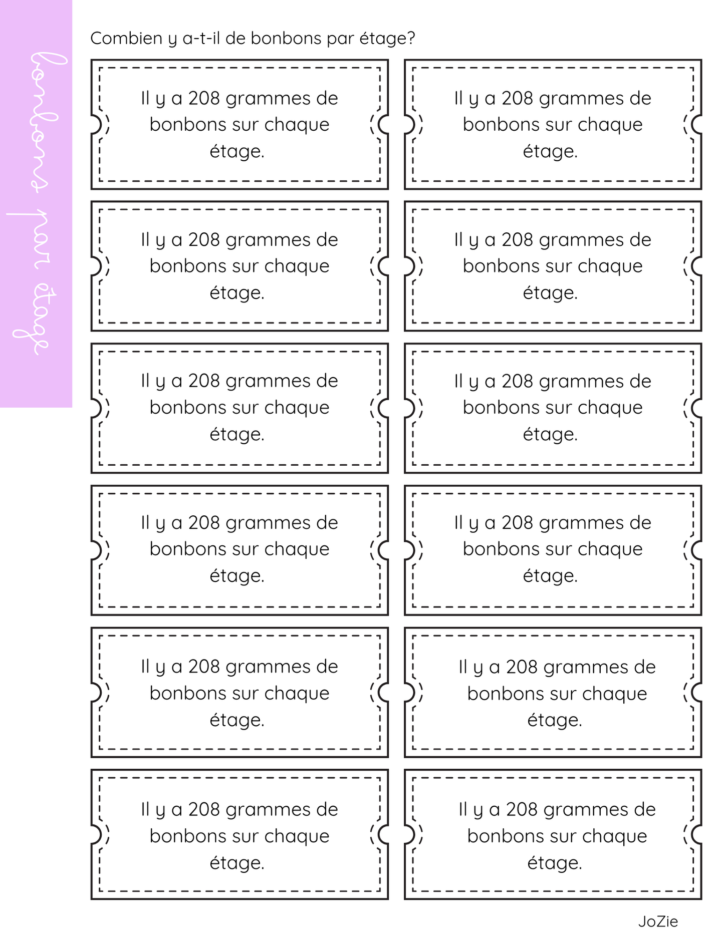 3e cycle- Raisonner - 3 tâches découpées