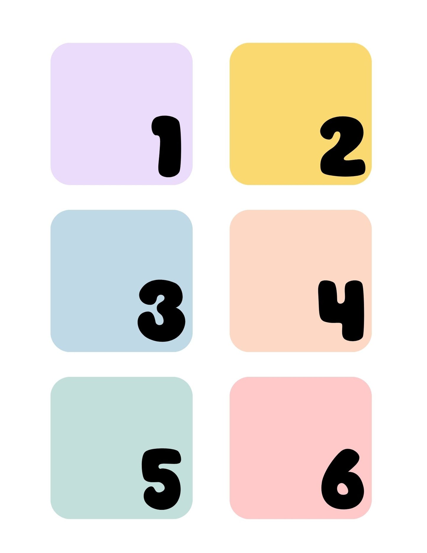 Ensemble d'affichage - Groovy Pastel