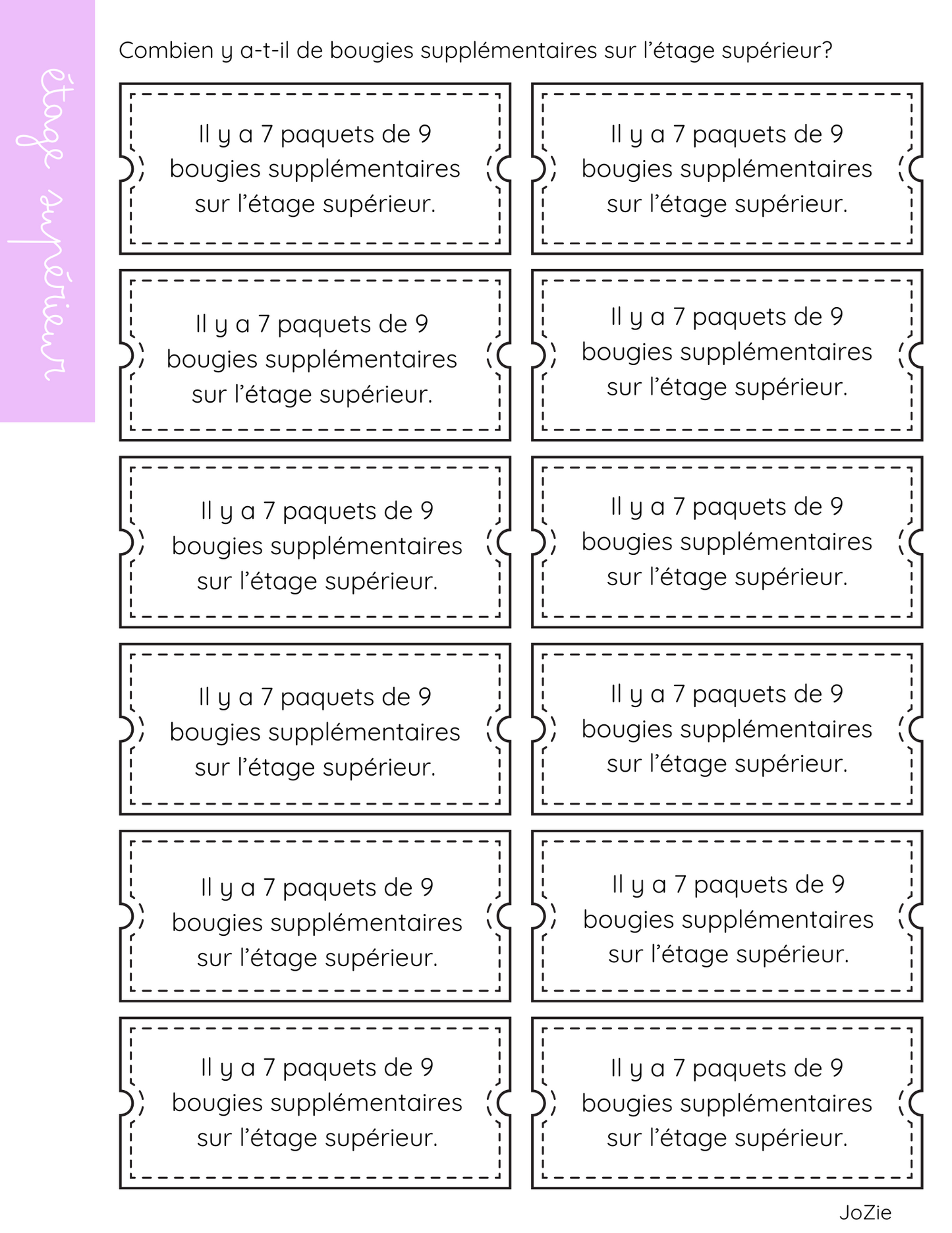 3e cycle- Raisonner - 3 tâches découpées