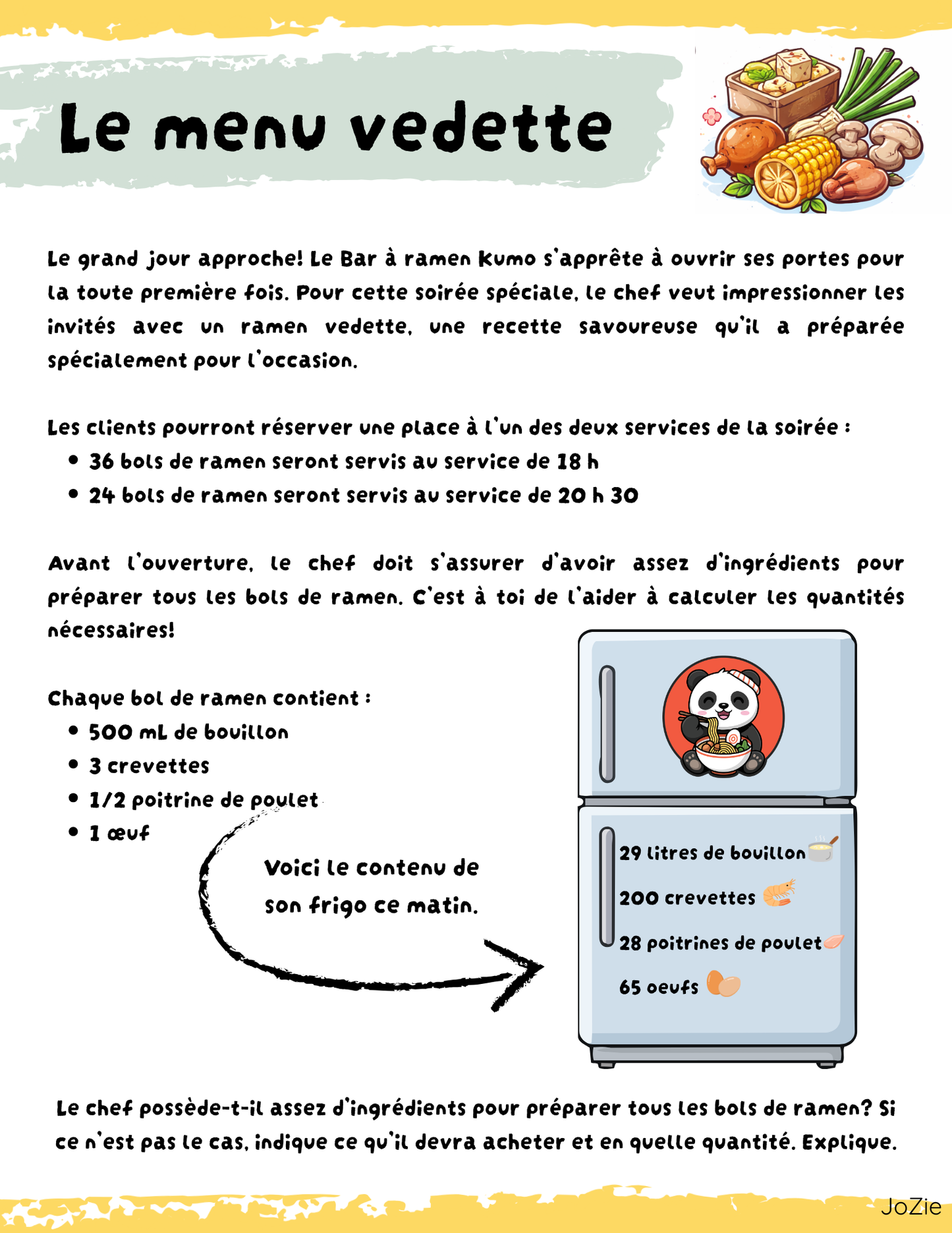 3 Raisonner 3e cycle - KUMO bar à Ramen