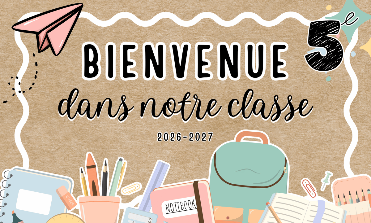 Banderoles Bienvenue 26-27