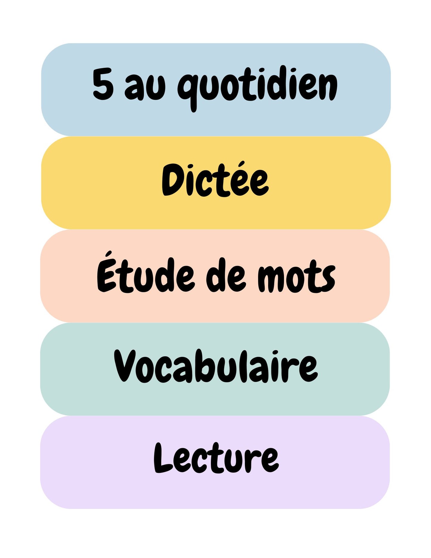 Ensemble d'affichage - Groovy Pastel