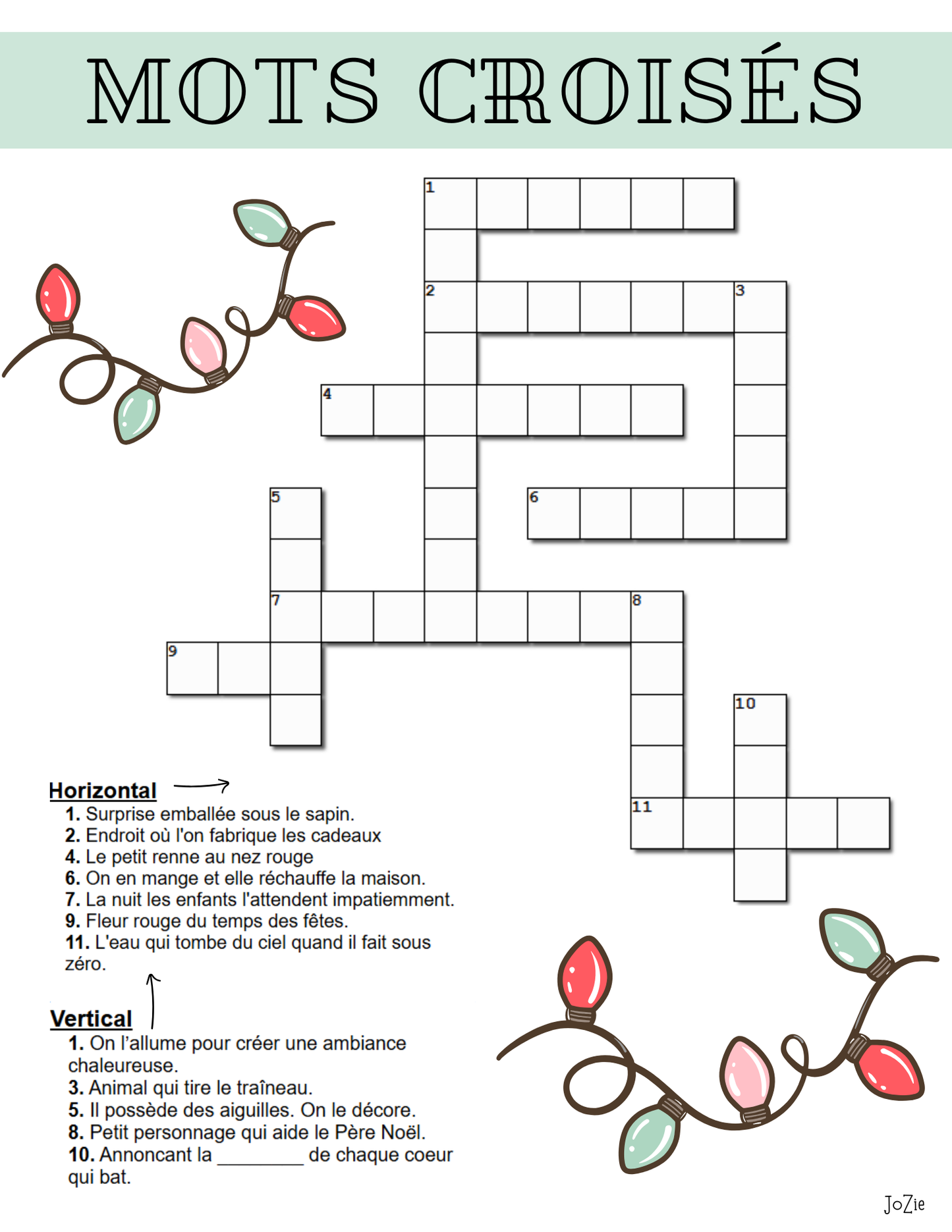 Passe-temps du temps des fêtes