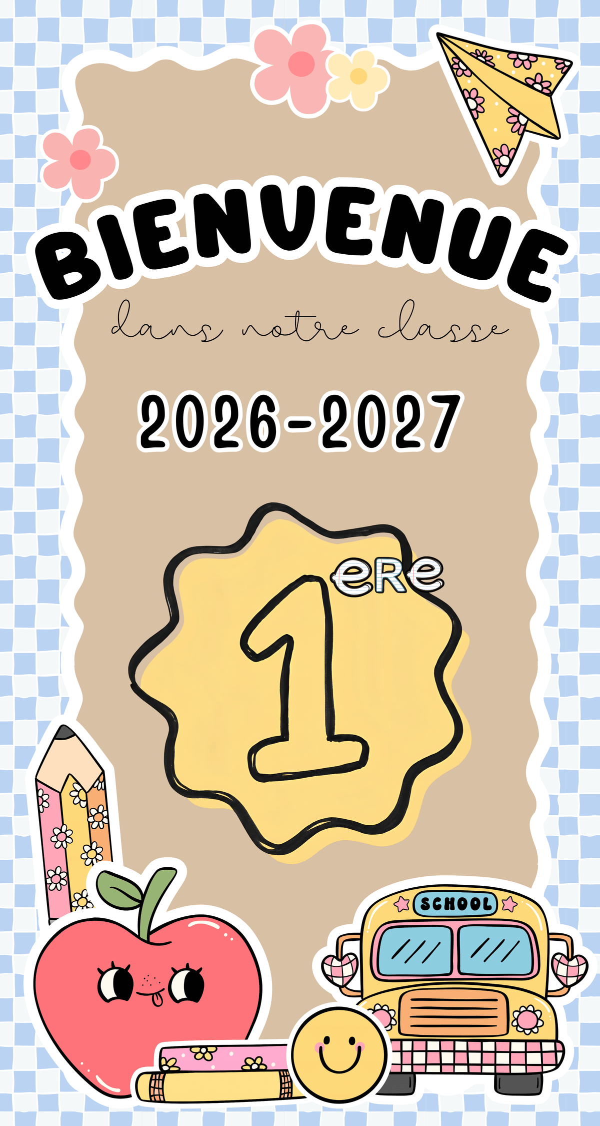 Banderoles de porte - primaire