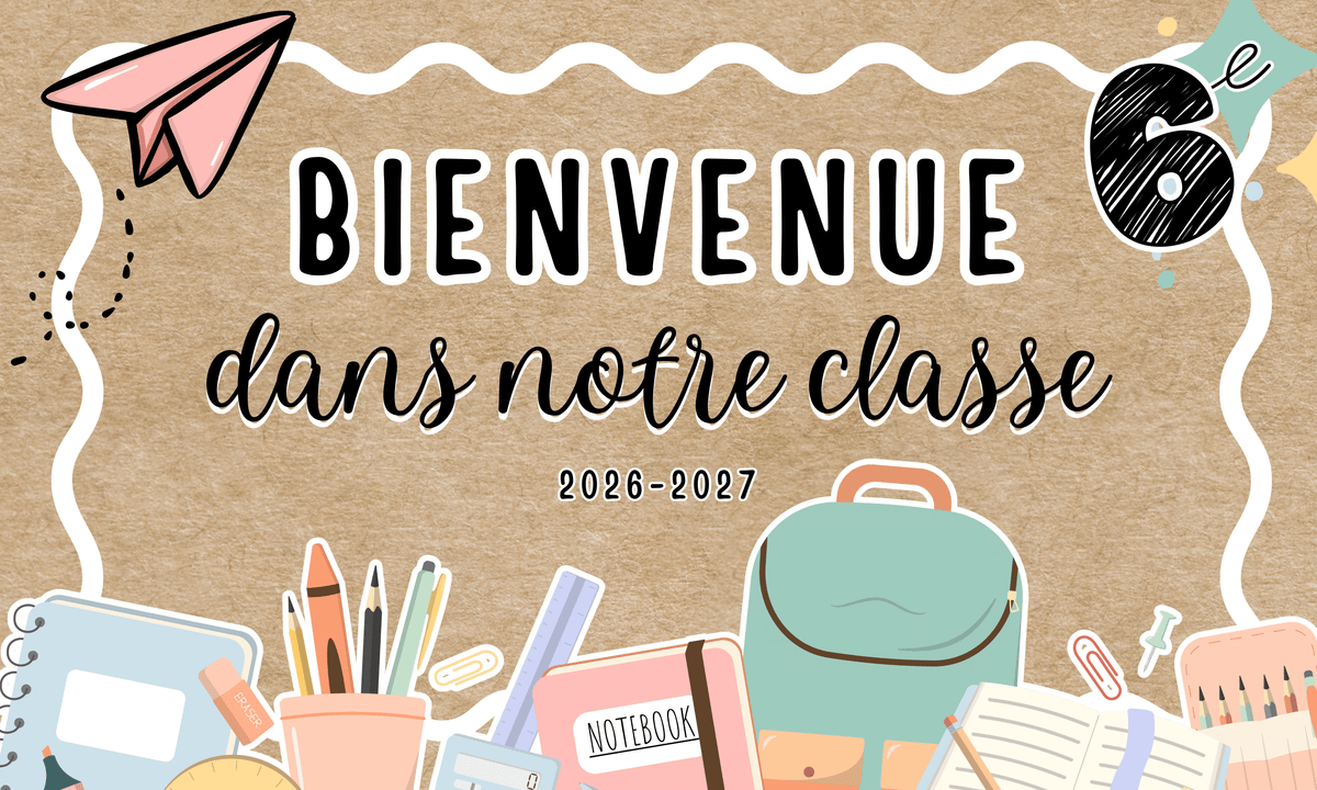 Banderoles Bienvenue 26-27