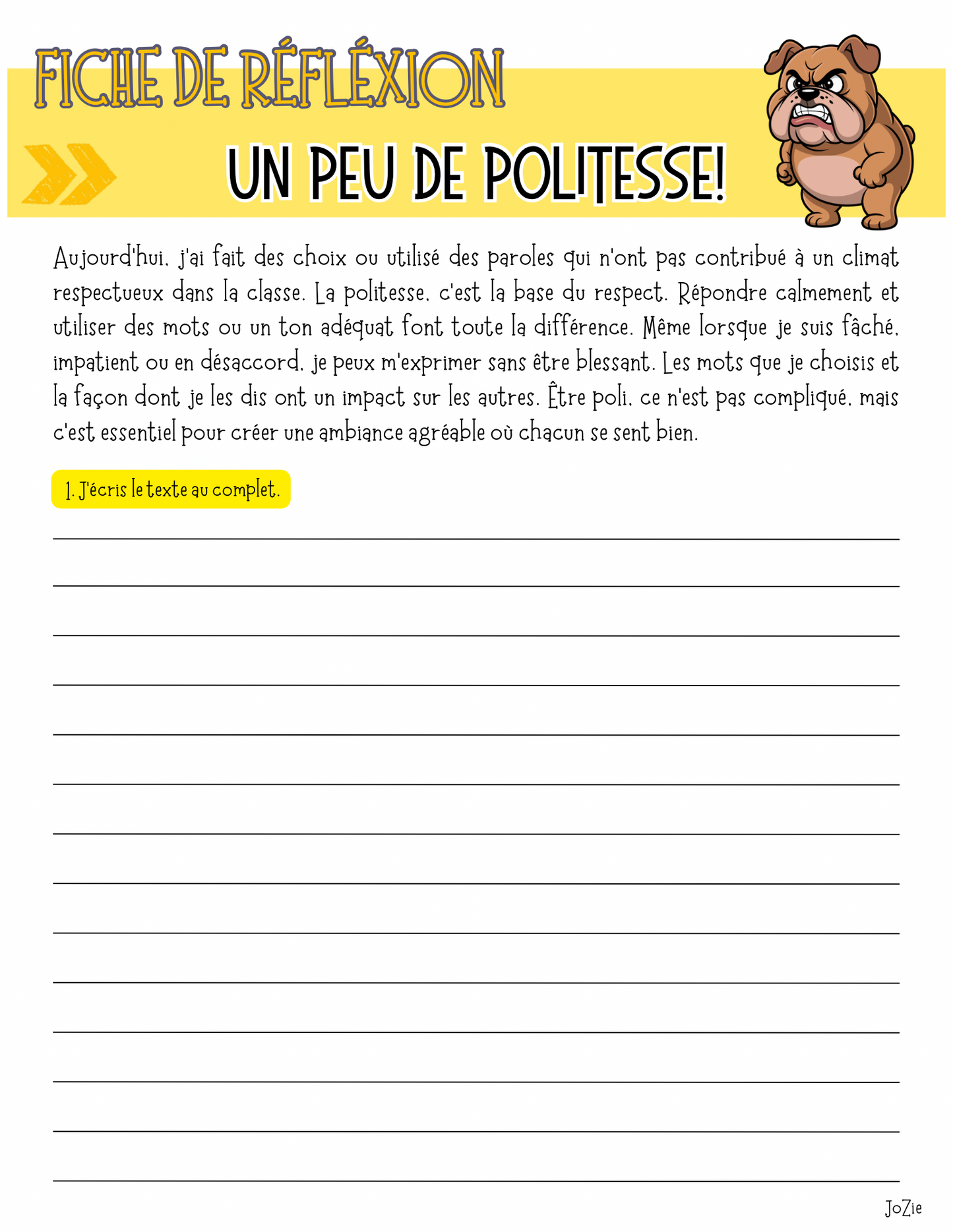 Gestion des comportements