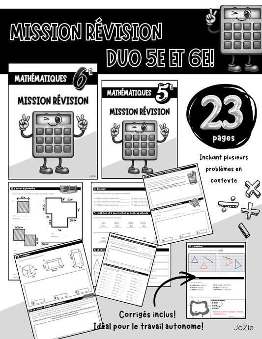 DUO Mission révision - 5&6e