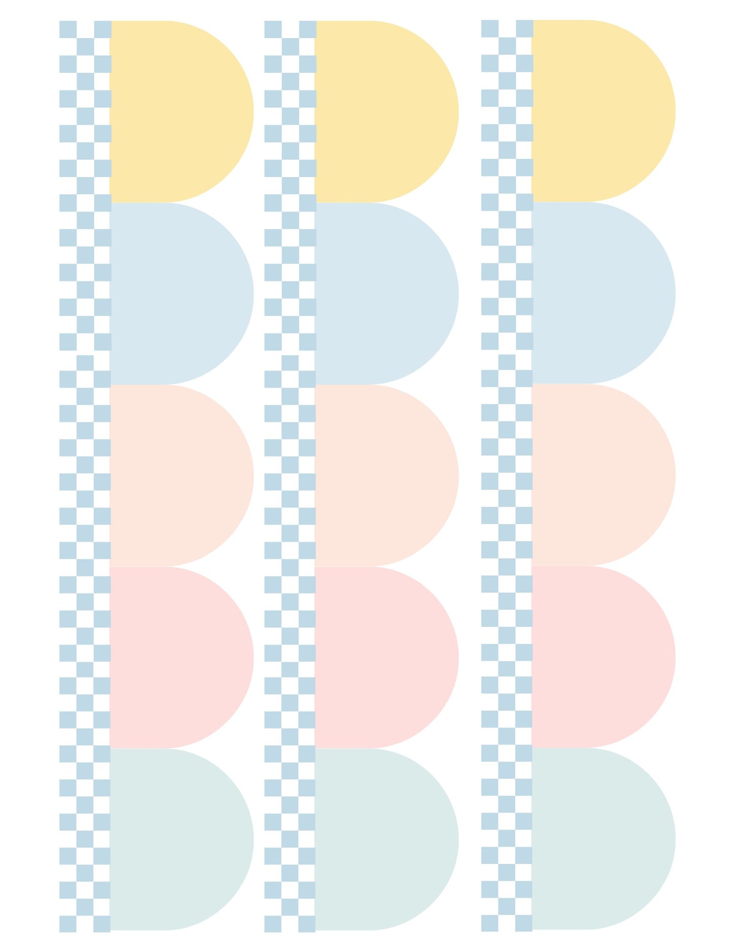 Ensemble d'affichage - Groovy Pastel