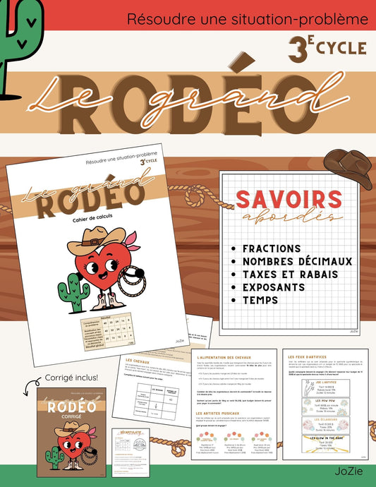Résoudre 3e cycle- Le grand Rodéo