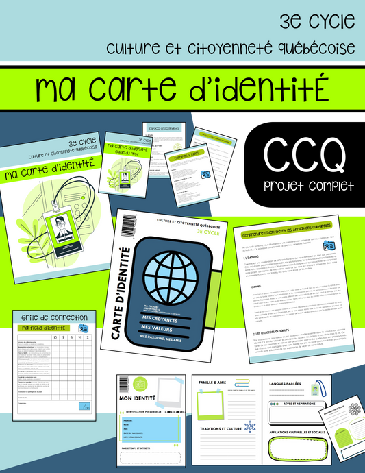 CCQ- Ma carte d'identité